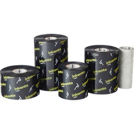 ARMOR USA. Inkanto AWX FH Resin Enhanced Wax Ribbons, 110mm W x 450m L, Black, 12 Rolls/Case T65109IO